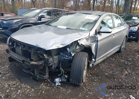 2017 Hyundai Sonata Sport 2.0T from USA, damaged, VIN 5NPE34AB4HH537196